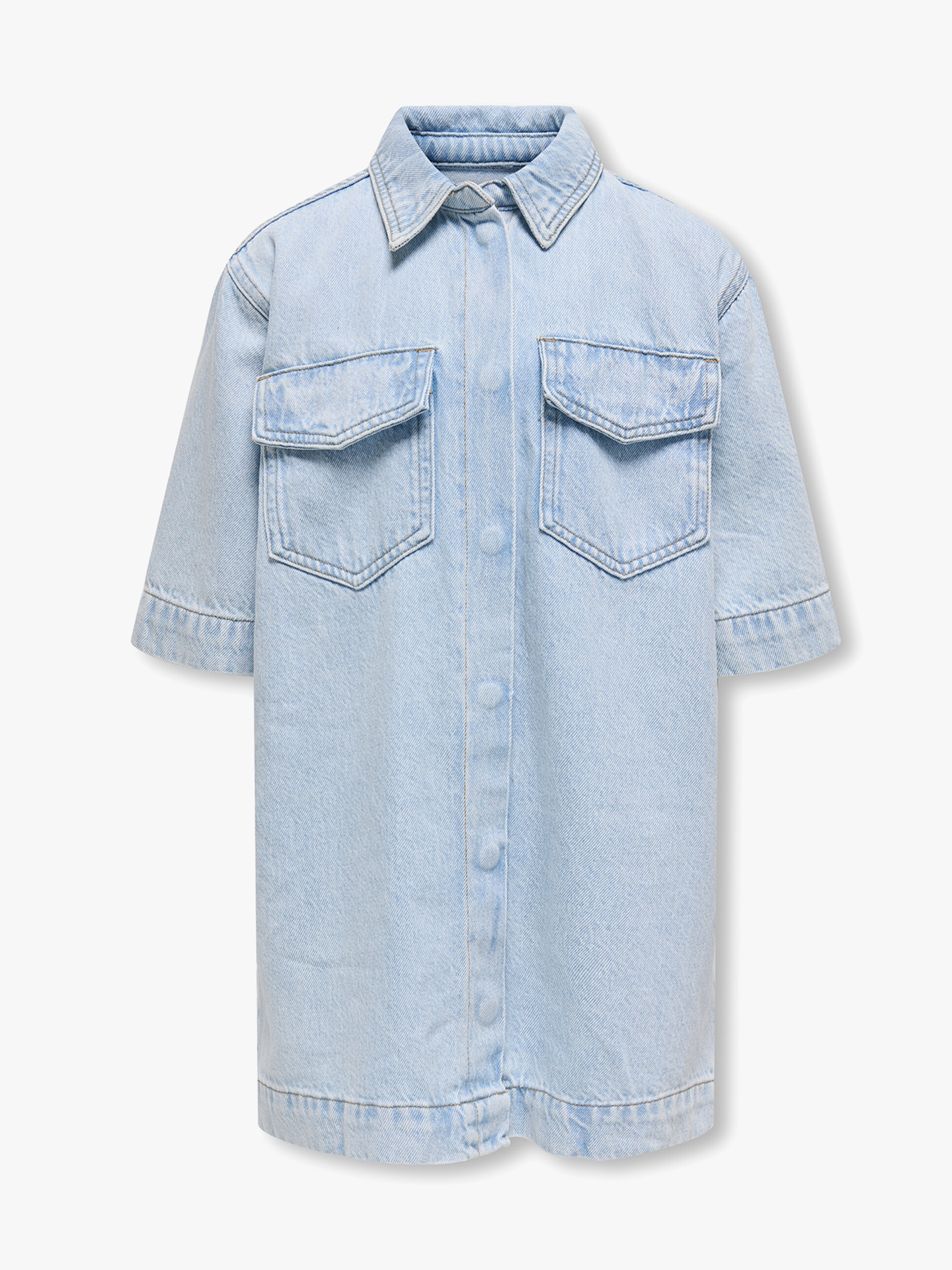 Sophie Short Sleeve Oversize Denim Dress