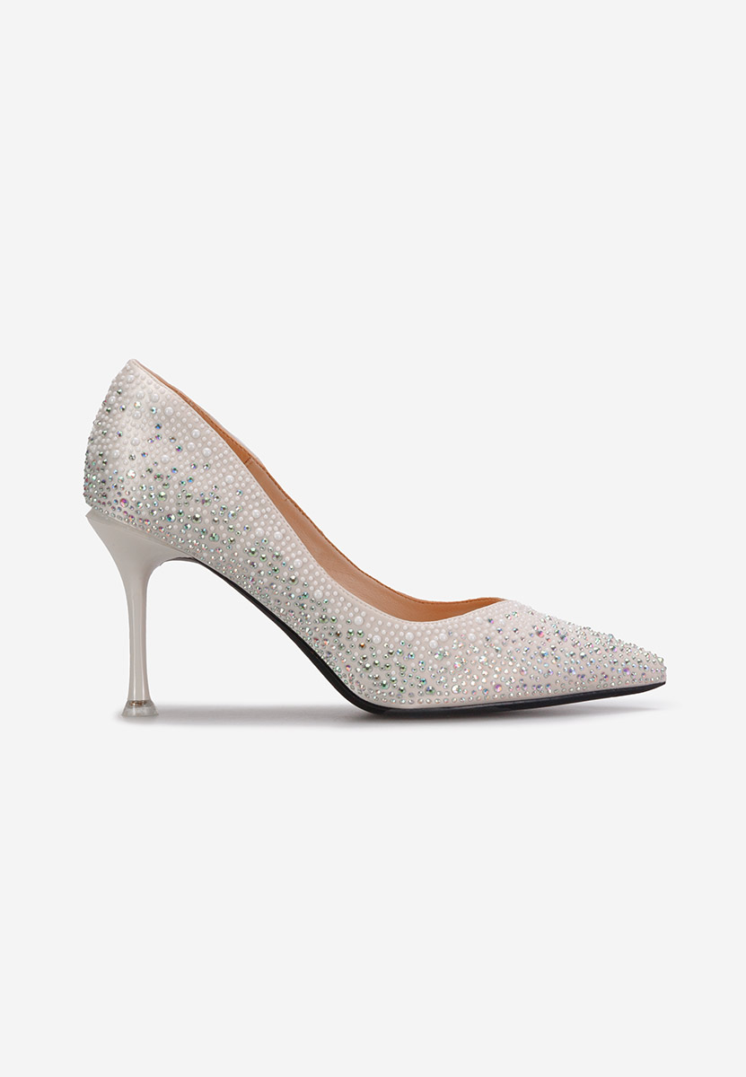 Chaussures stiletto blancs Lea V2