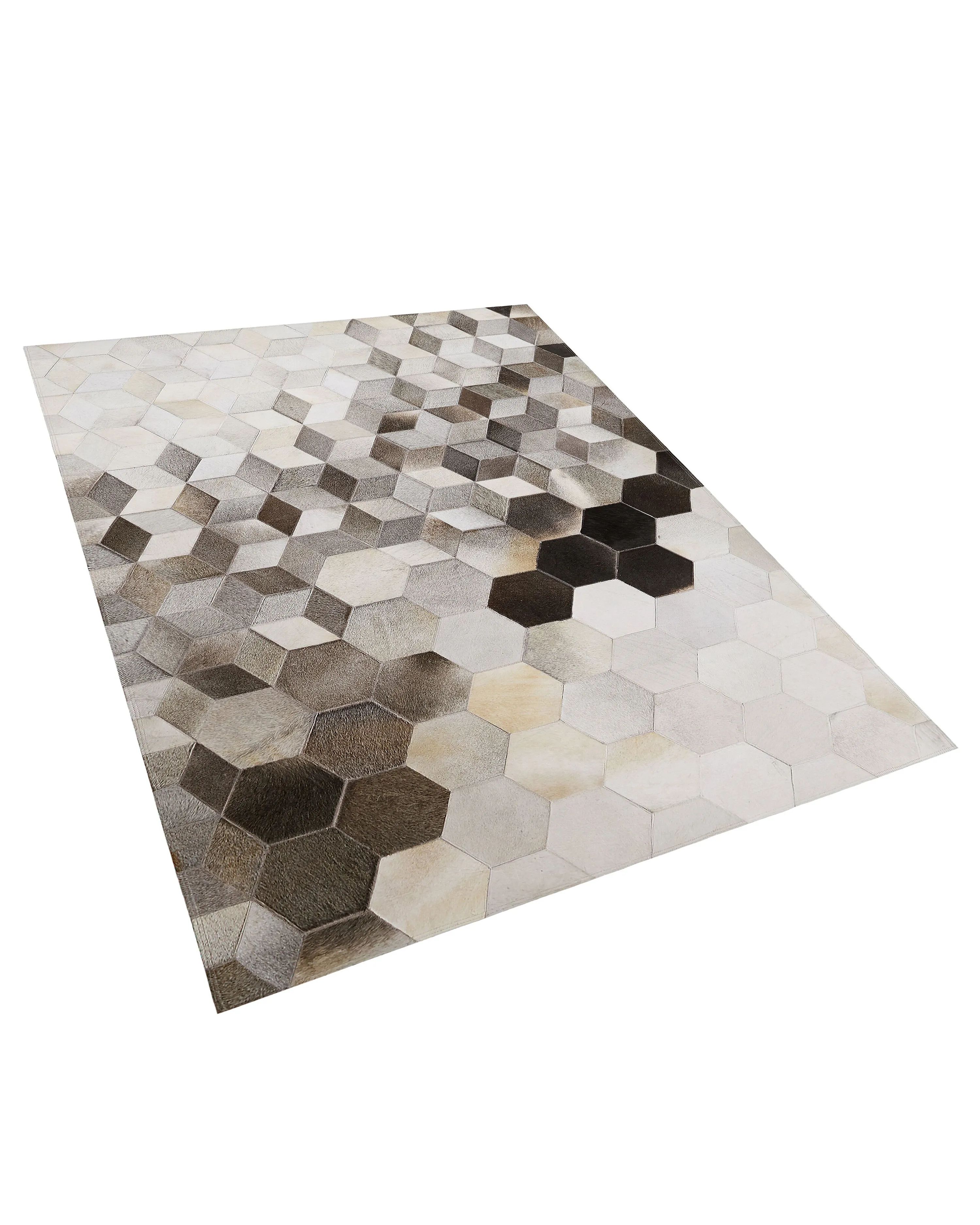 Vloerkleed SASON Beige 160 x 230 cm Leer