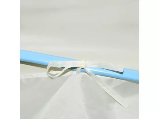 Tente de réception pliable escamotable 3x9 m crème