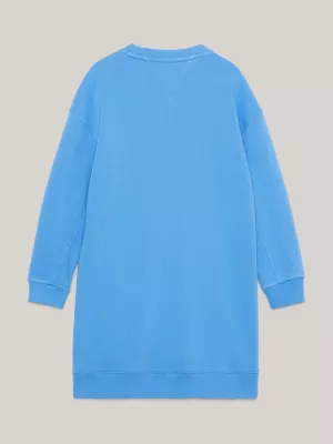 Vestido suéter Hilfiger com logo metalizado