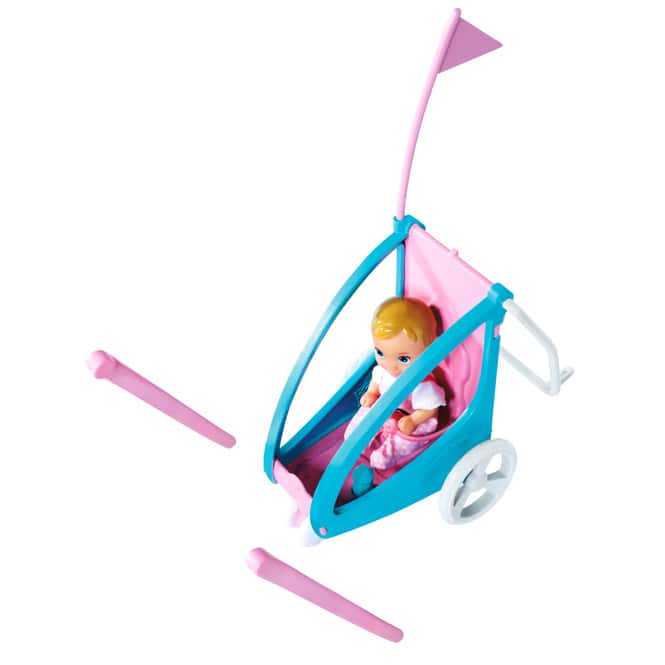 Steffi Love - Puppe mit Fahrrad und Anhänger - 2-in-1
