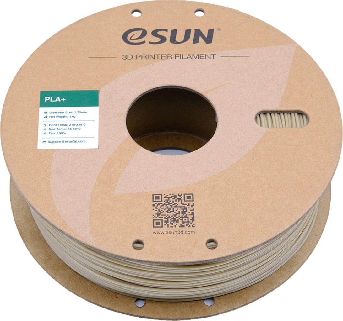 eSUN  PLA+ Bone White, 1,75 mm / 1000 g    PLA-Filament mit verbesserten physikalischen Eigenschaften