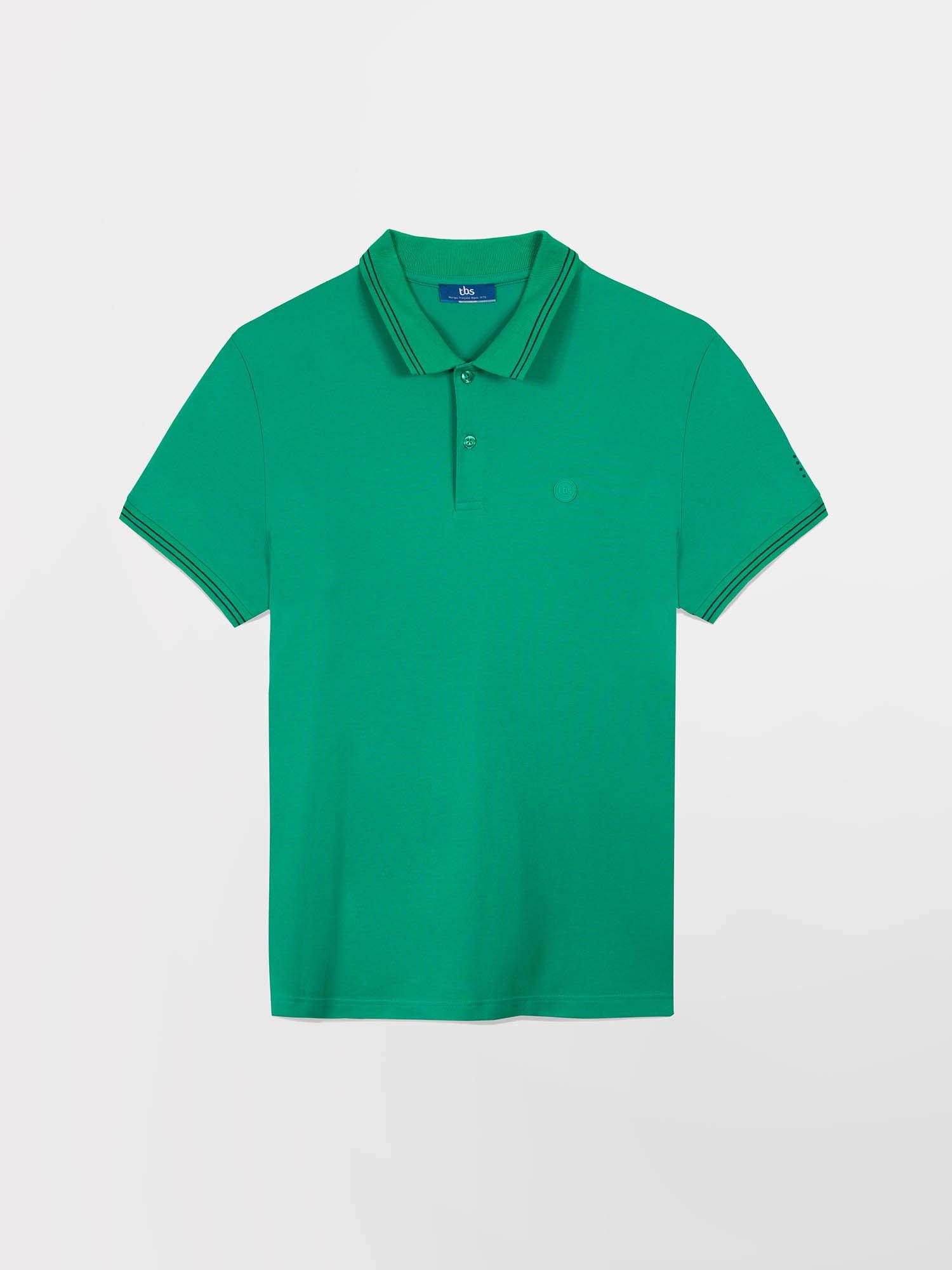 Polo Homme Séchage Rapide Stretch Vert