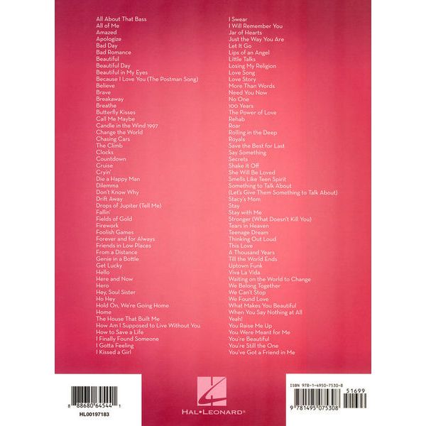 Hal Leonard 101 Hit Songs For Alt Saxophon