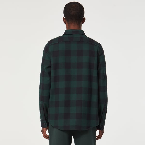 Chemise OAKLEY BEAR COZY FLANNEL HUNTER GREEN BLACK CHECK