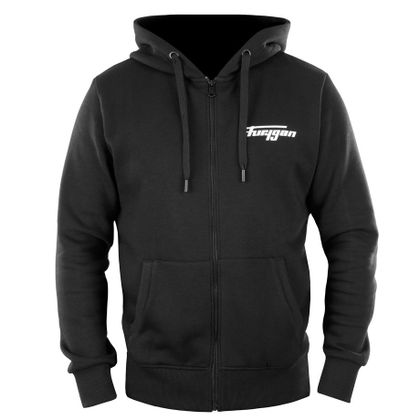 Sweat Furygan CORPO ZIP HOODIE - Noir / Blanc