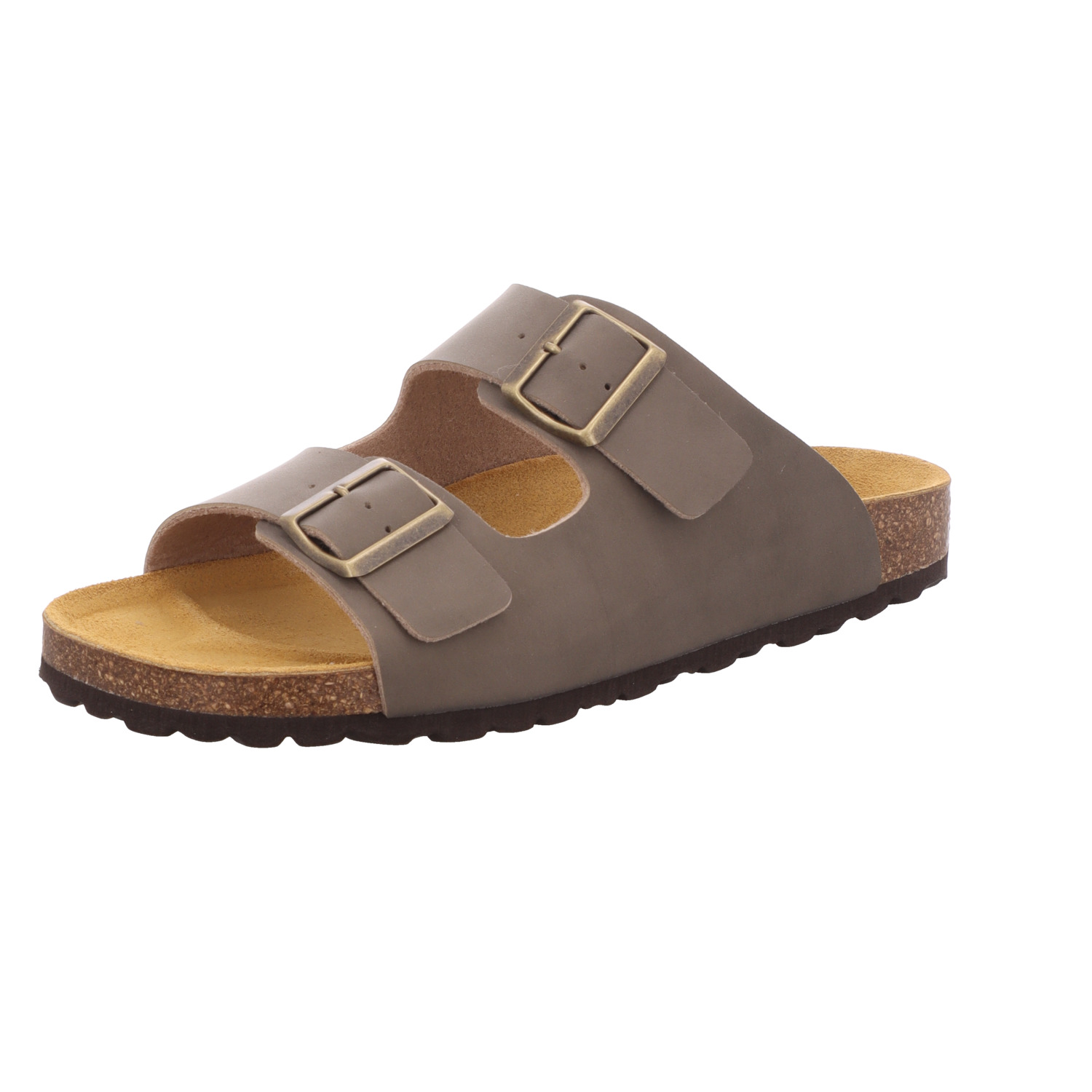 SCHUH OKAY Herren-Pantolette mit Tieffußbett Timo Grau