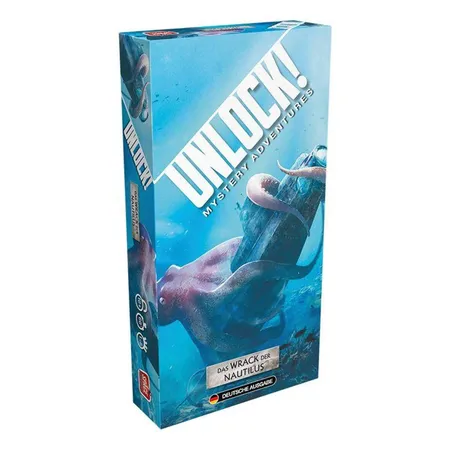 Asmodee Space Cowboys Unlock! Das Wrack der Nautilus