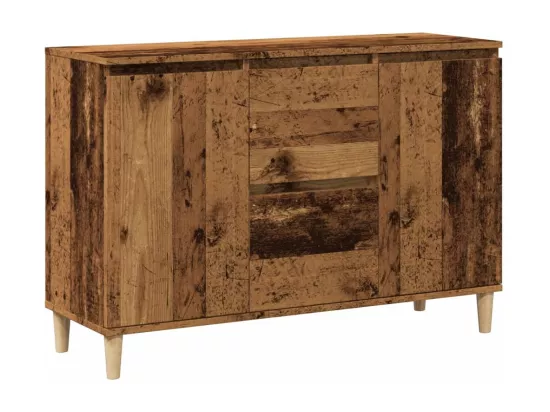 Buffet vieux bois 102x35x70 cm bois d'ingénierie