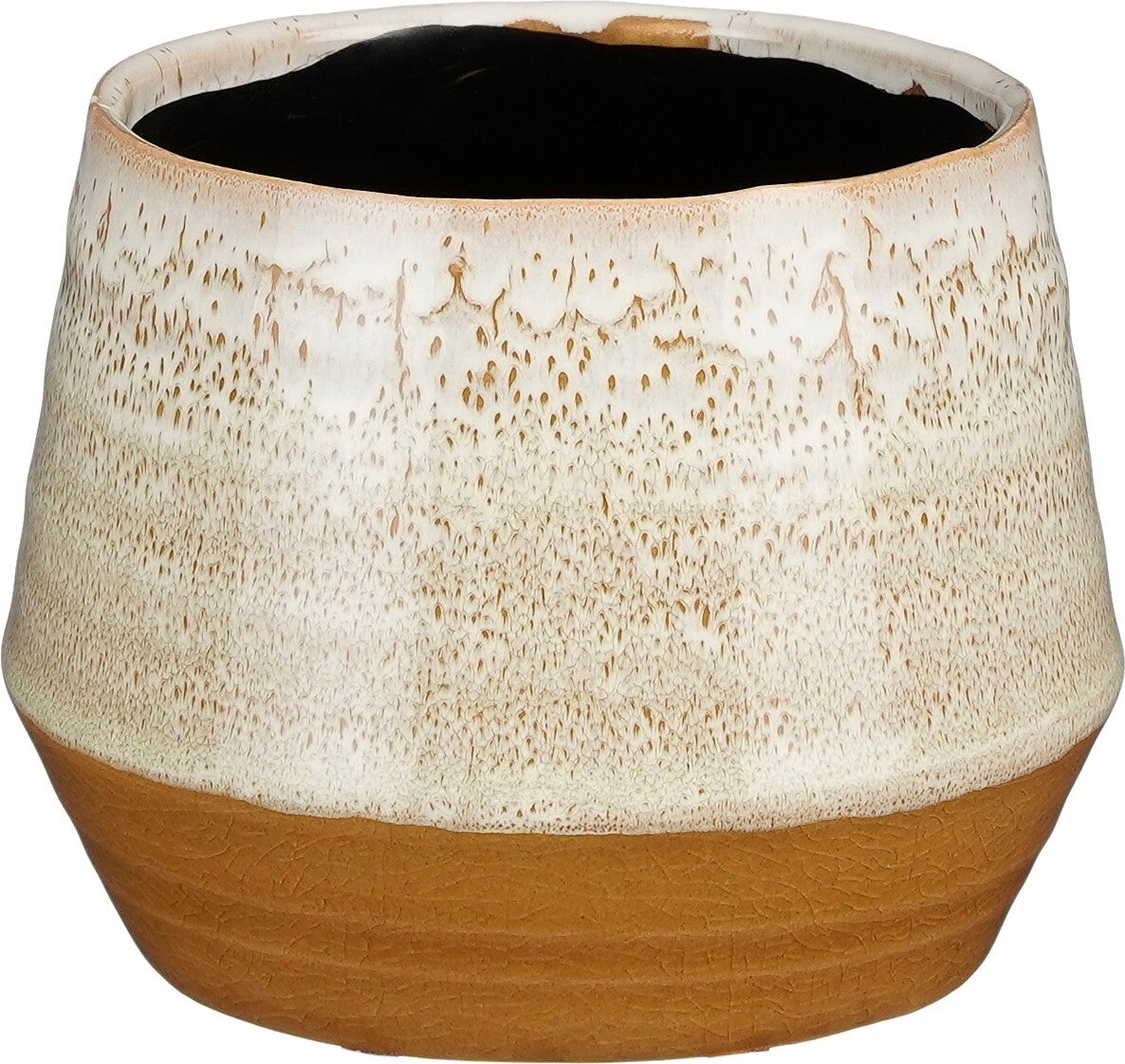 Mica Decorations bloempot Serge bruin D 11,5 H 9 cm