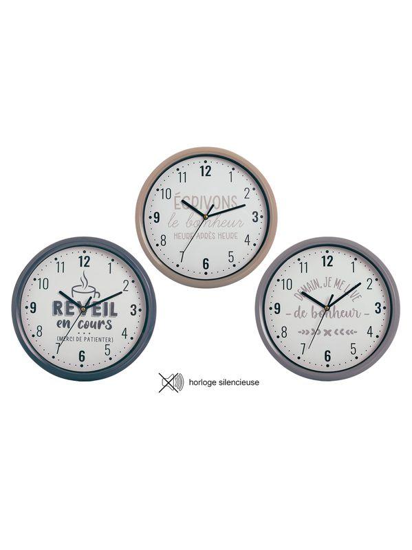 HORLOGE CITATIONS D.24CM