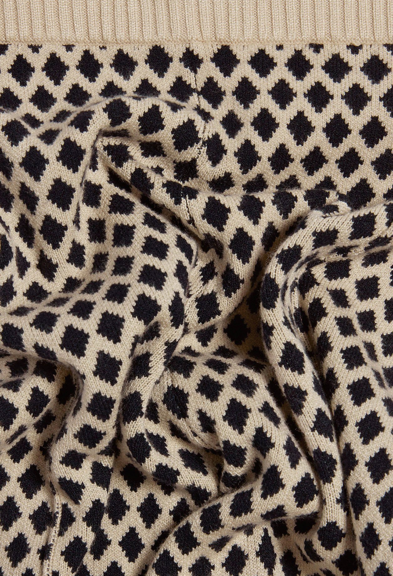 Pantalon &agrave; motifs en viscose responsable