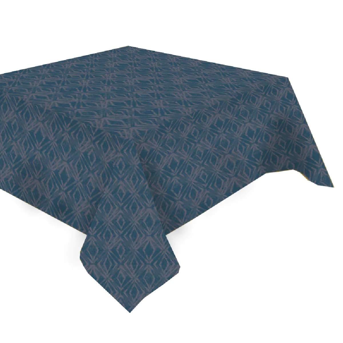 Nappe pur coton gris 155x155 Garnier Thiebaut