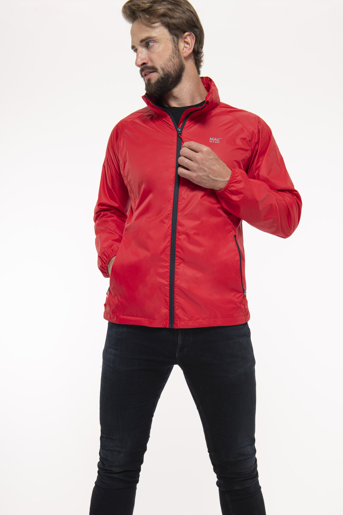 Mac in a Sac Red unisex regenjas
