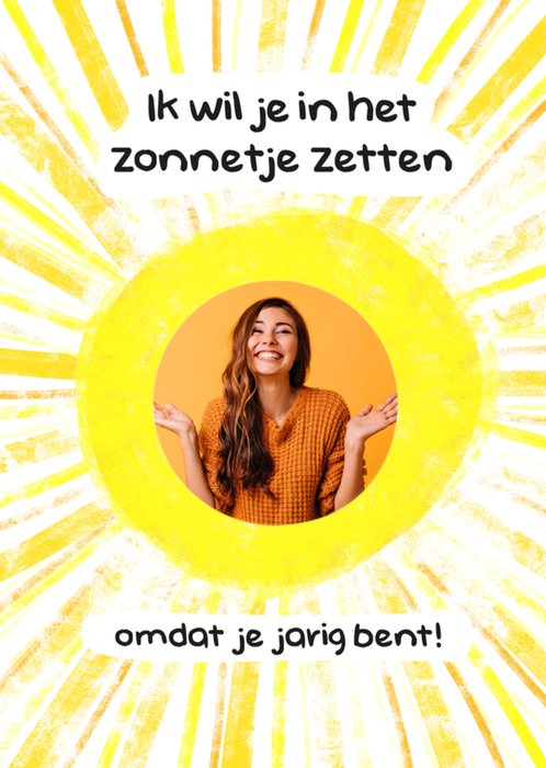 Liefs Jansje | Verjaardagskaart | Zonnetje