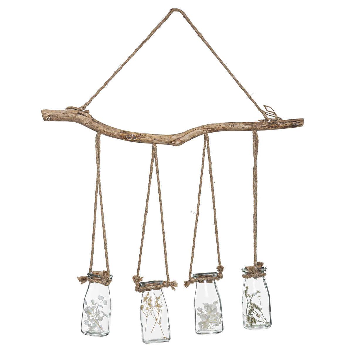 SUSPENSION X4 FLEURS SECHEES NATUREL
