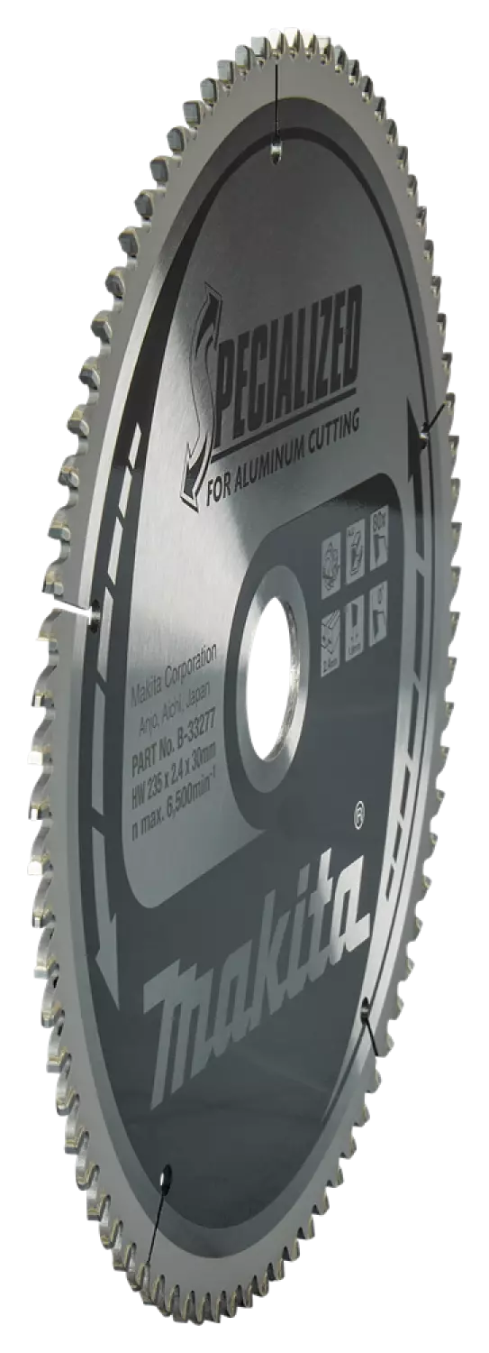 Makita B-33277 Cirkelzaagblad Aluminium - 235x30x2,4 80T