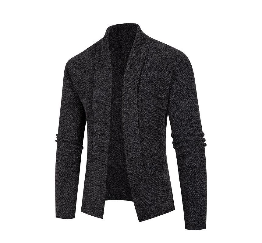 Lefitt - Melange open voorkant vest