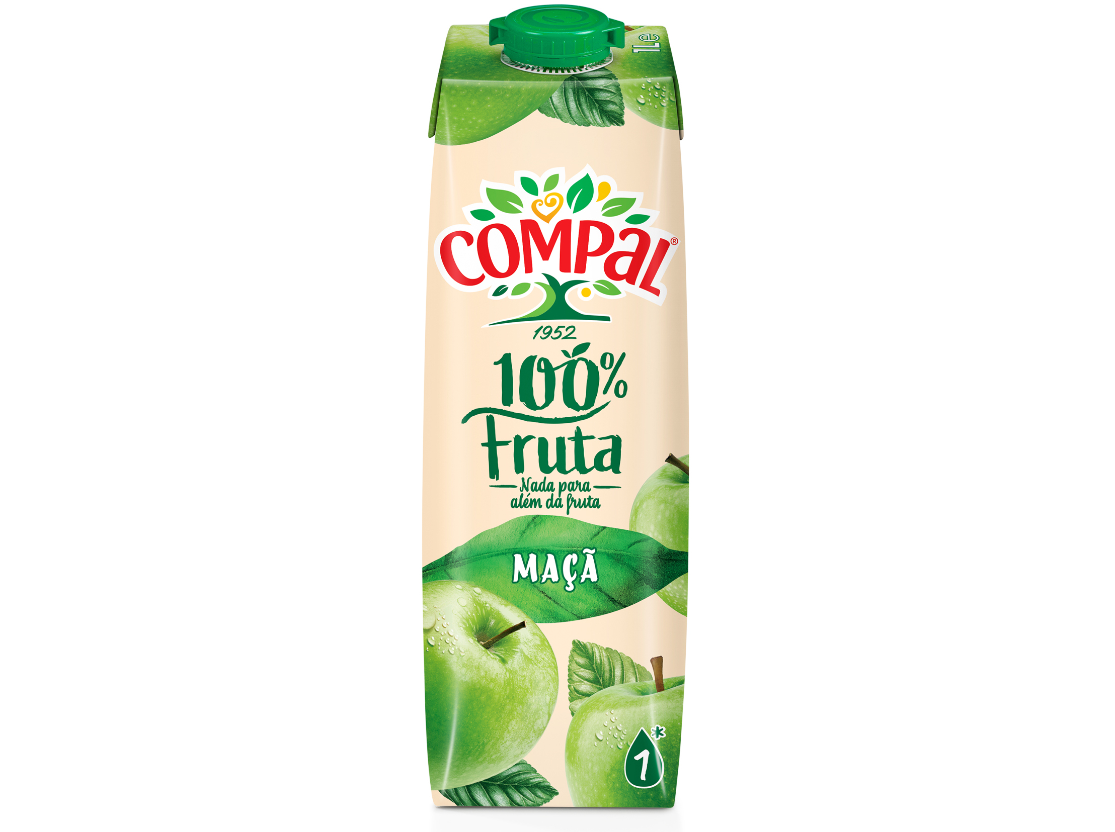 SUMO COMPAL 100% MAÇÃ 1L
