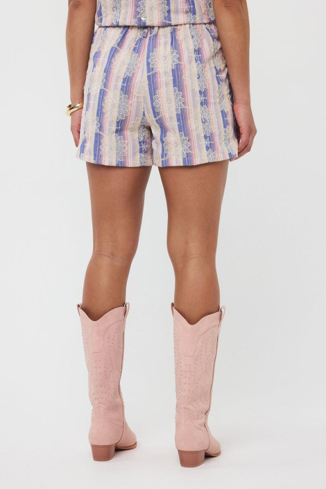 Ydence multi color dames korte broek