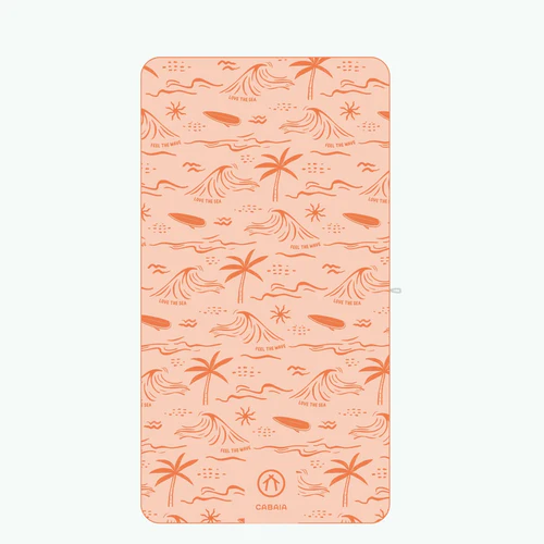 Saint Raphael - Serviette rectangle rose