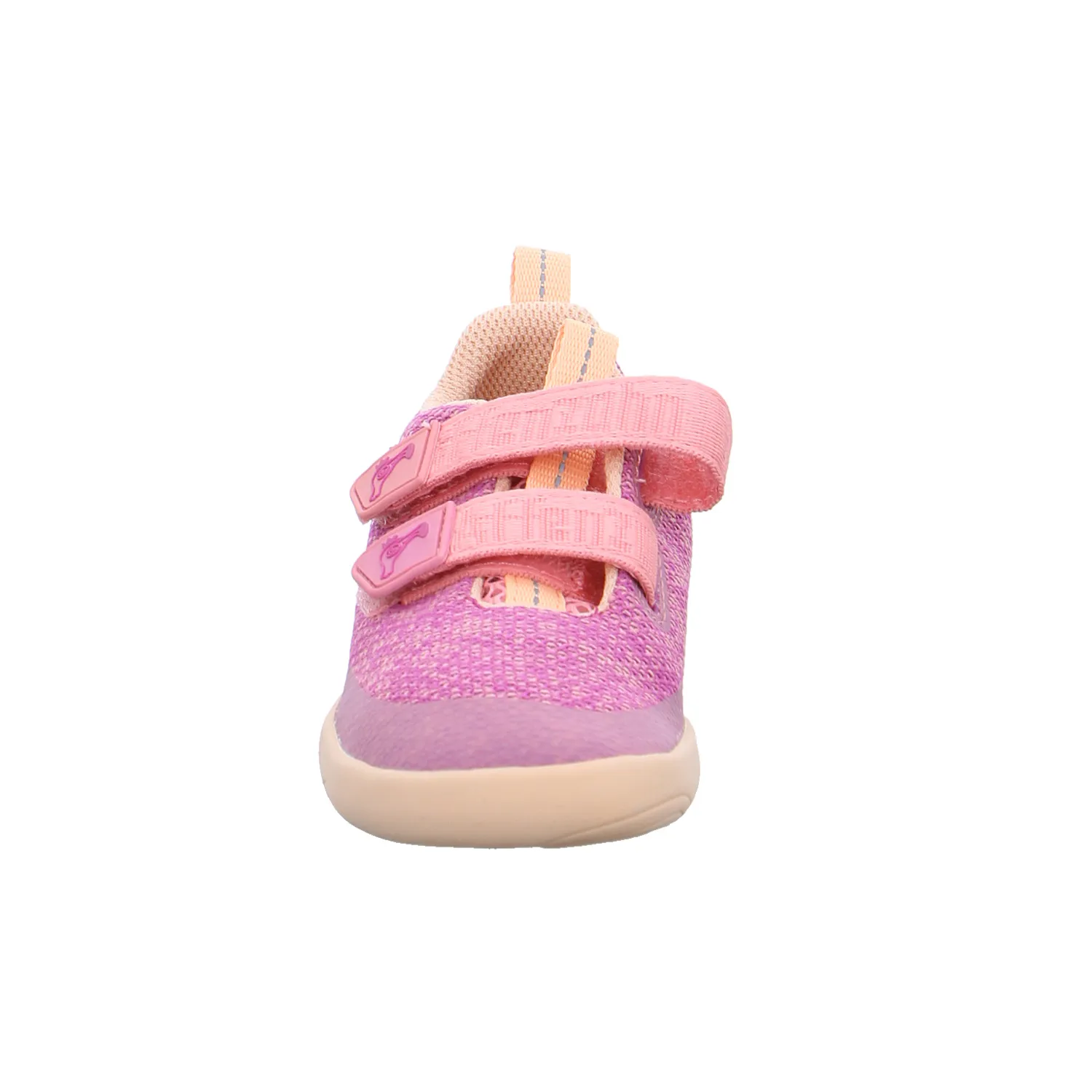 AFFENZAHN Kleinkinder-Halbschuh Klett Pink Textil  Komfortschuh