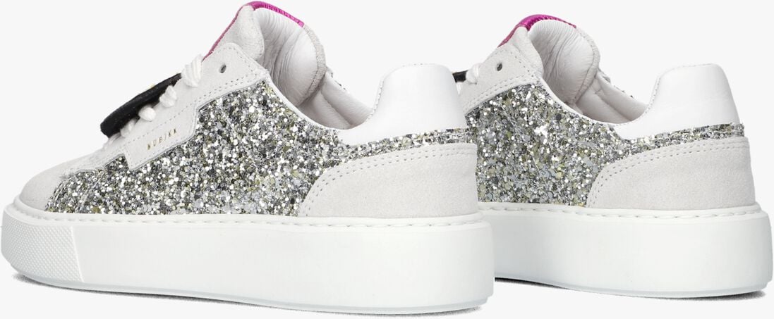 NUBIKK zilveren nubikk lage sneakers vince tora k