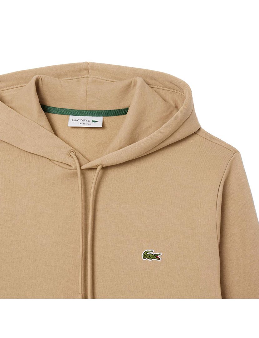 Beige Fleece Hoodie