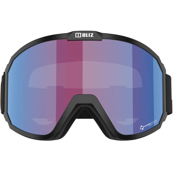 Masque de ski BLIZ RAVE MATTE BLACK W WHITE LOGO / VIOLET W BLUE MULTI