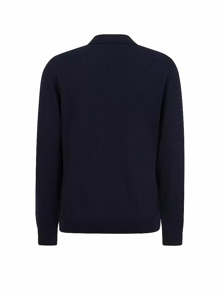 MAERZ Polo-Pullover blau