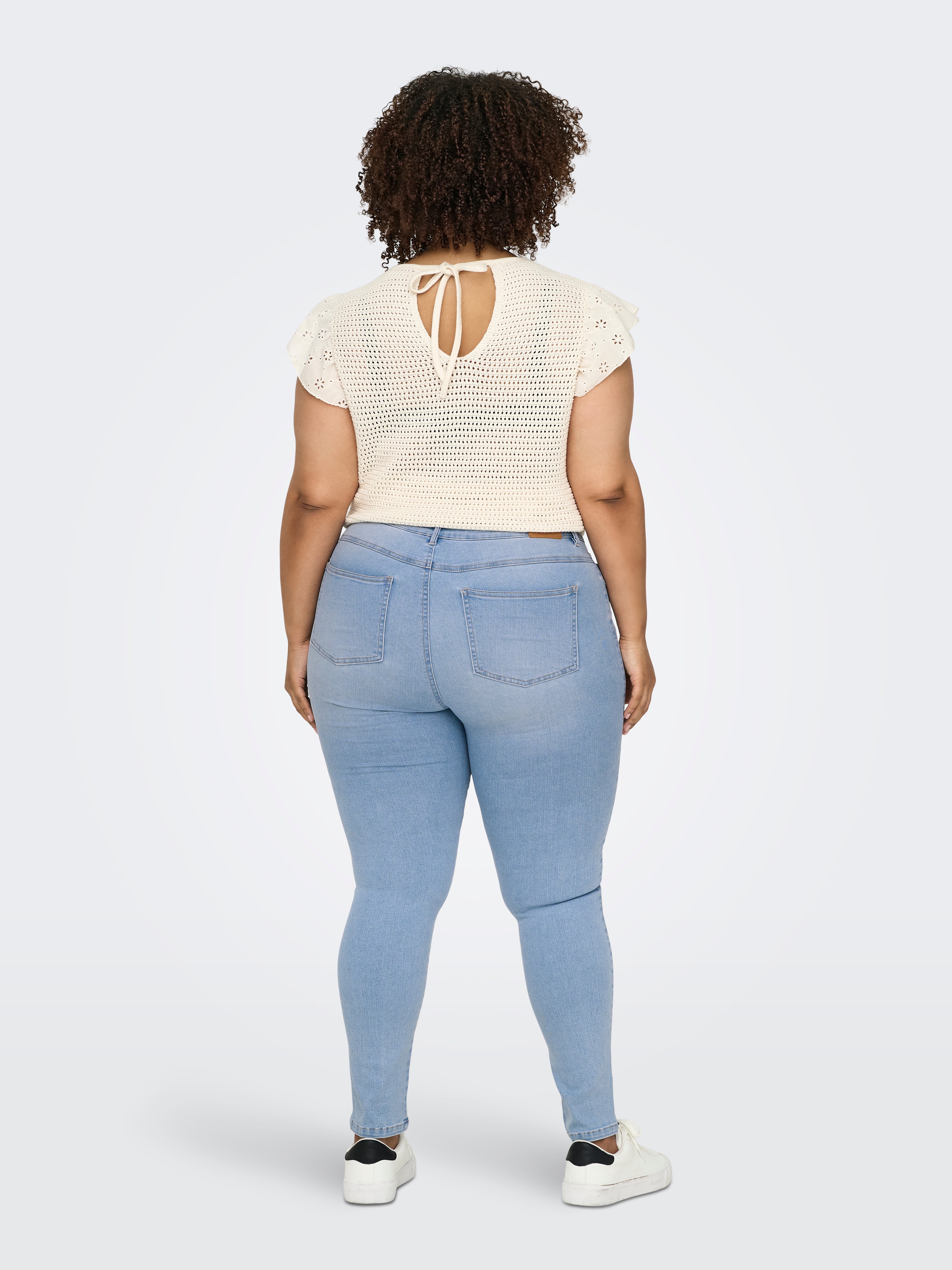 CARCARMEN Mittlere Taille Skinny Fit Jeans Light Blue Denim