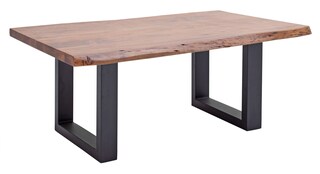 Couchtisch CARTAGENA U110 anthrazit /massiv Walnuss