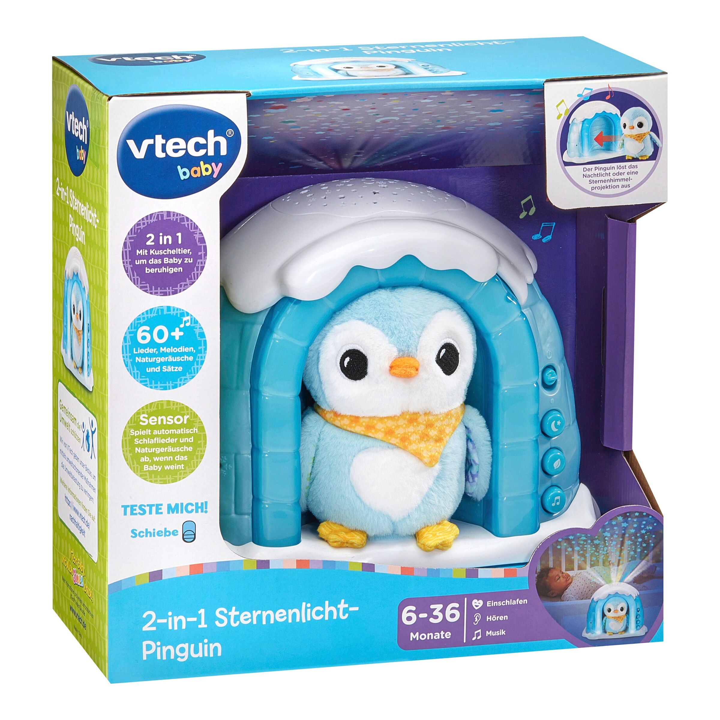 Vtech - VTech Baby Sternenlicht-Pinguin 2in1