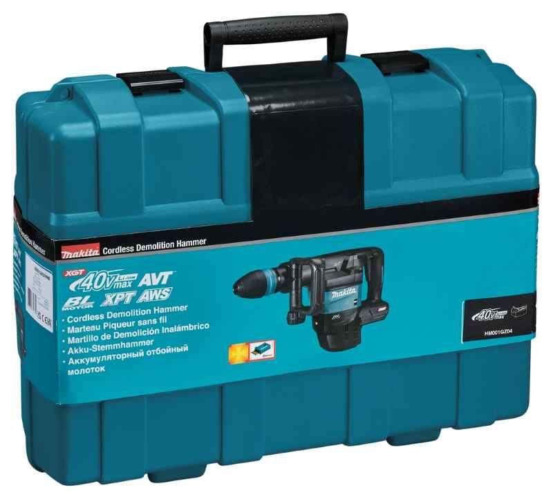 Makita HM001GZ04 40V Max Breekhamer body in koffer met AWS zender