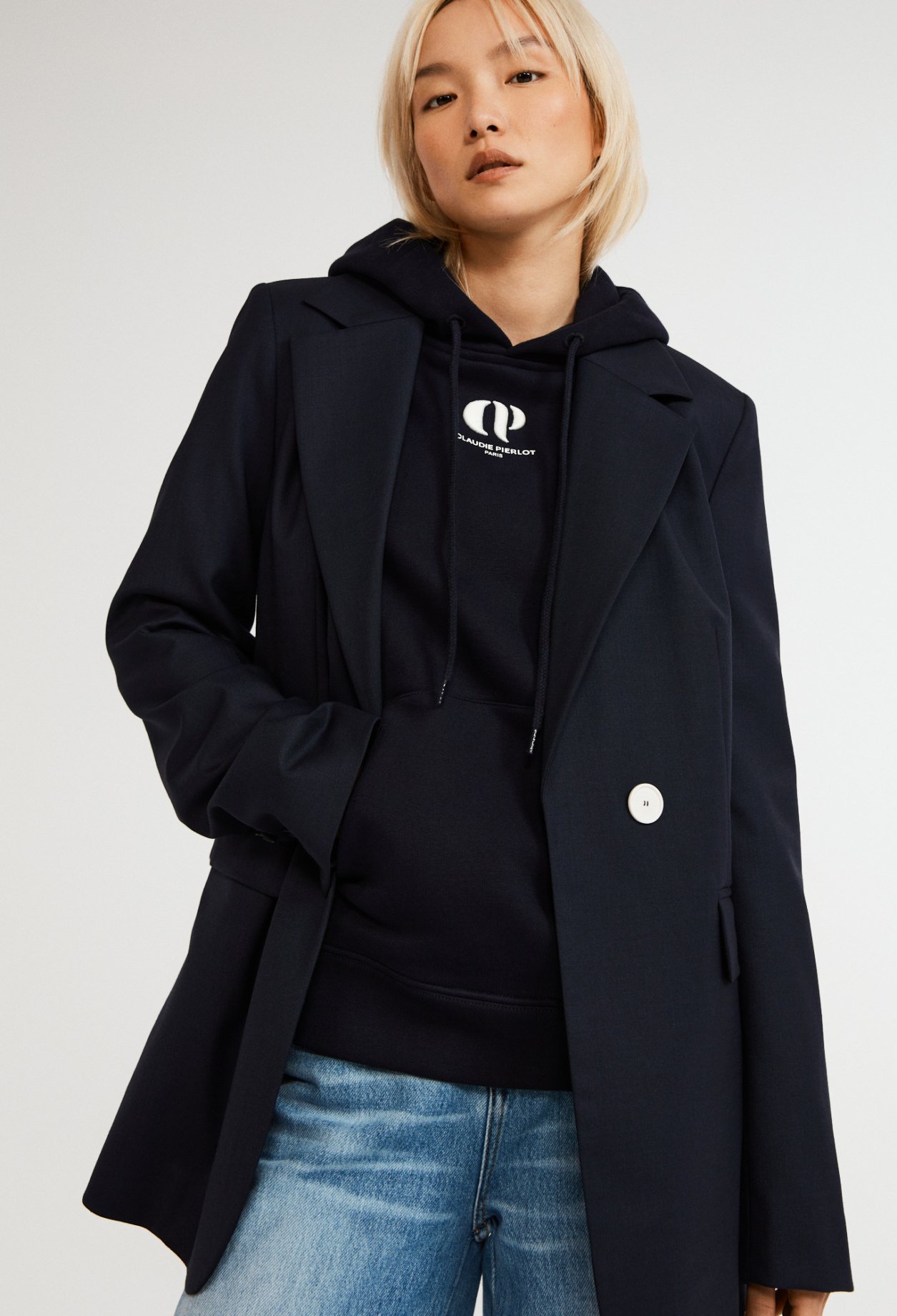 Sweatshirt &agrave; capuche