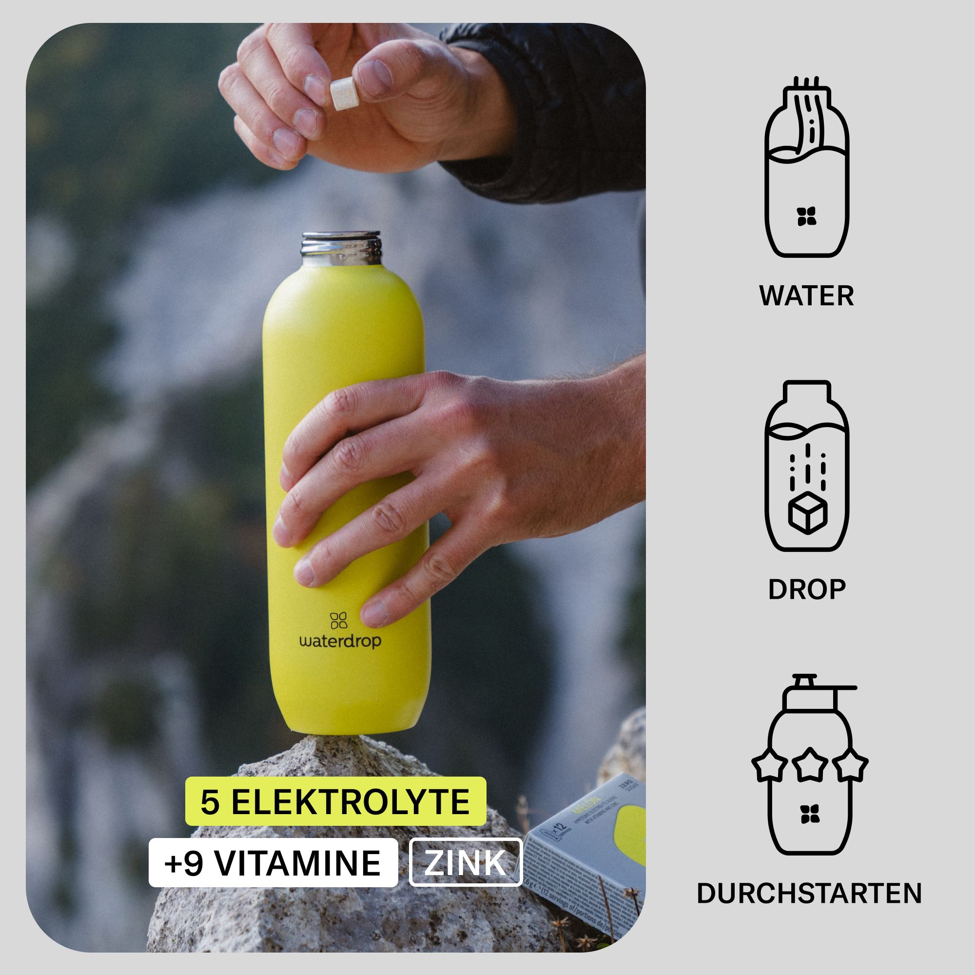 waterdrop® Microlyte Set Elektrolyt Getränkwürfel