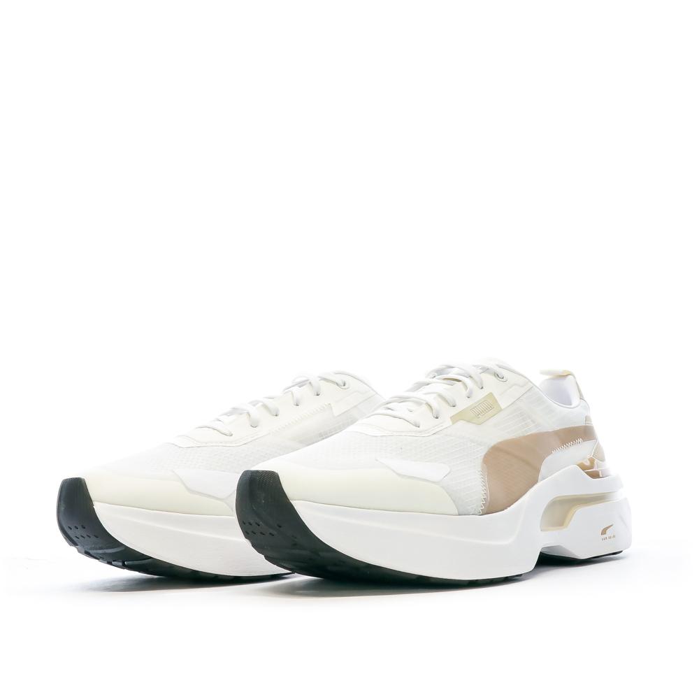 Puma Baskets Blanc/Marron Homme Puma Kosmo Rider