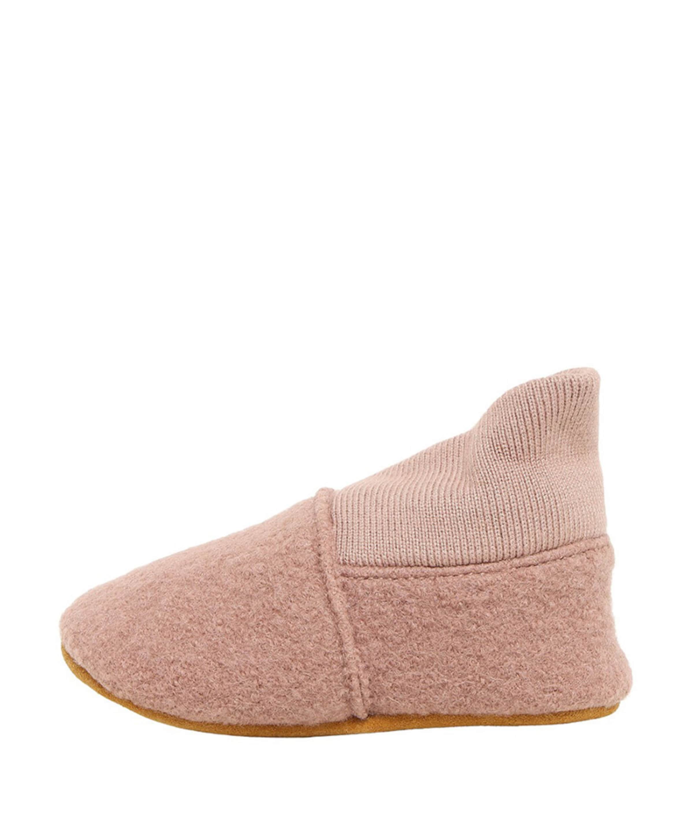 EN FANT Wool Rib uniseks pantoffels  roze