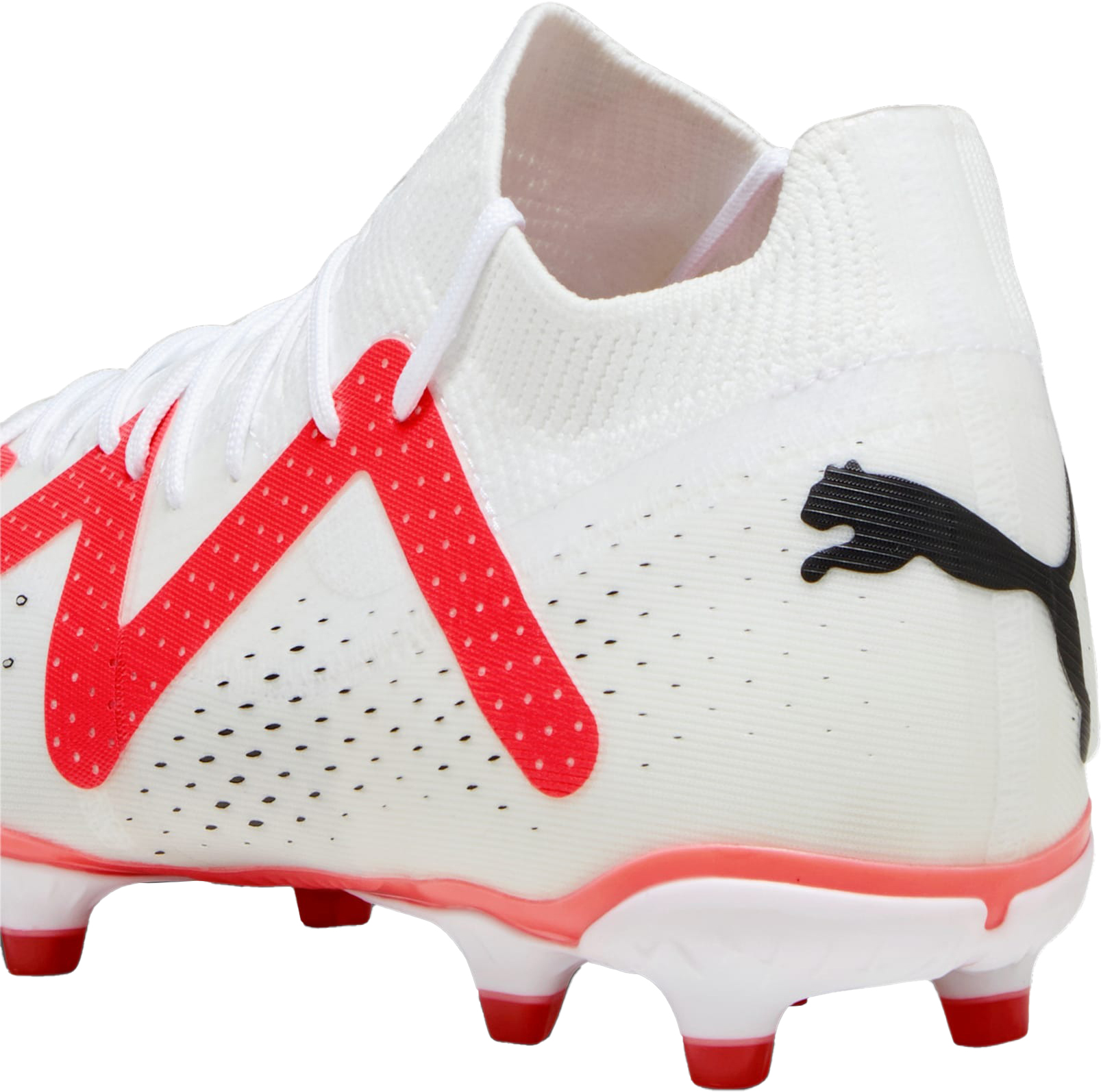Future Match FG/AG Herre PUMA White/PUMA Black/Fire Orchid