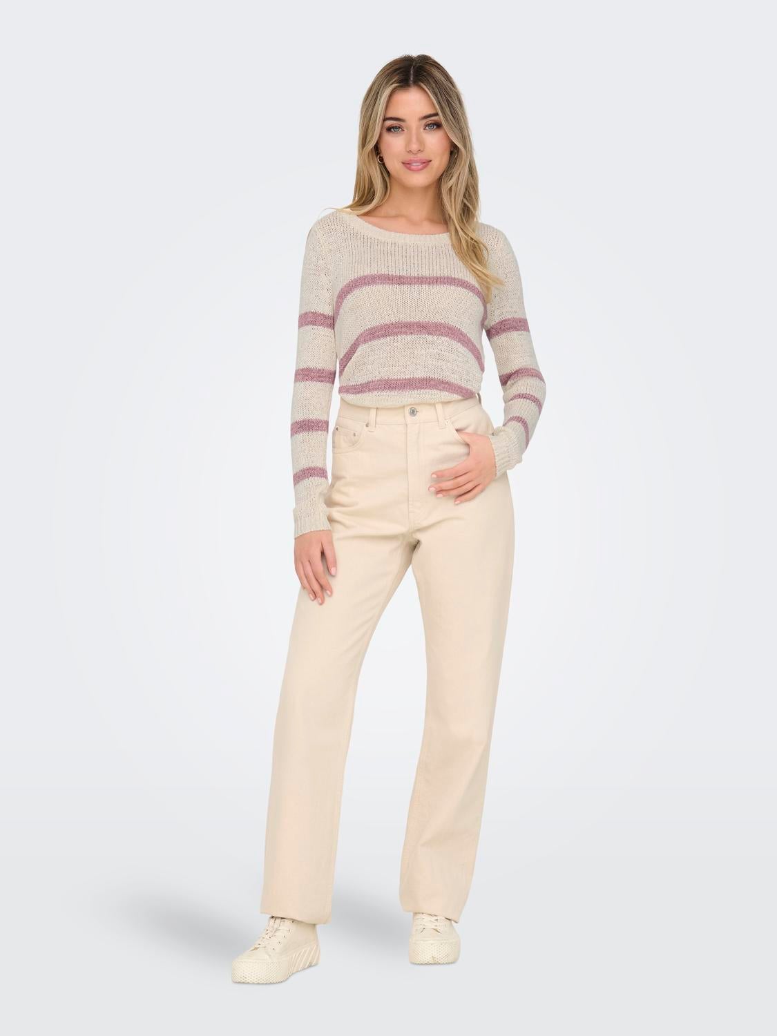 ONLGEENA Strickpullover Eggnog
