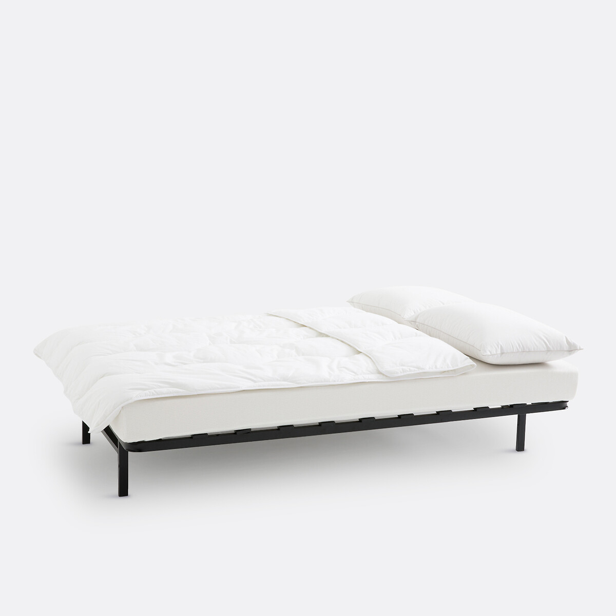 SO'HOME<br>Sofá-cama Click-clack de espuma HR35, 15 cm, 18 ripas, Derek