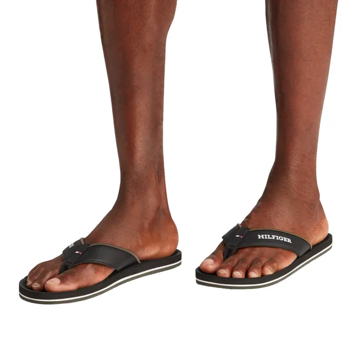 Tommy Hilfiger Padded Comfort Logo Strap Teenslippers Heren