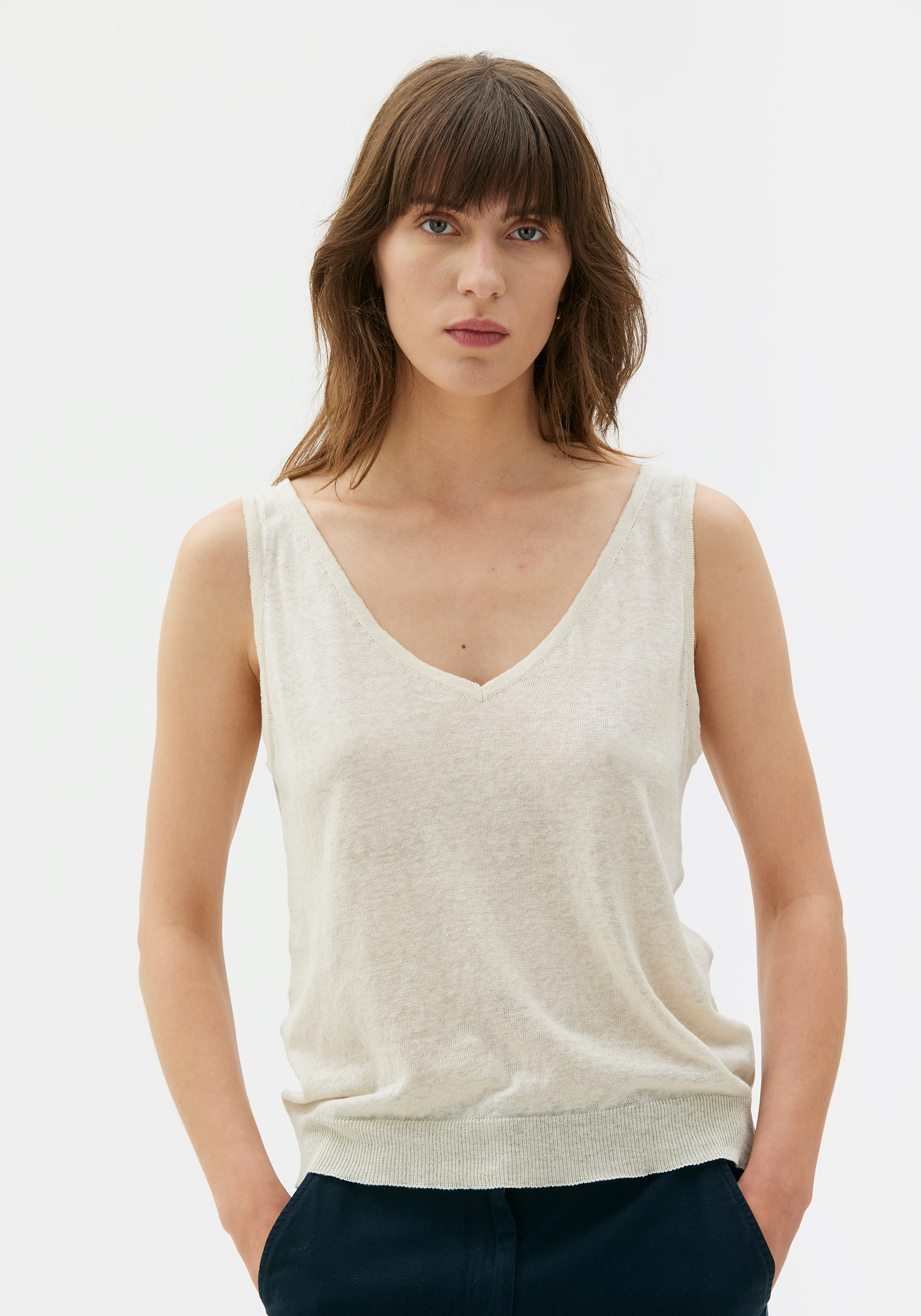 Maska Top Cassia Cream White
