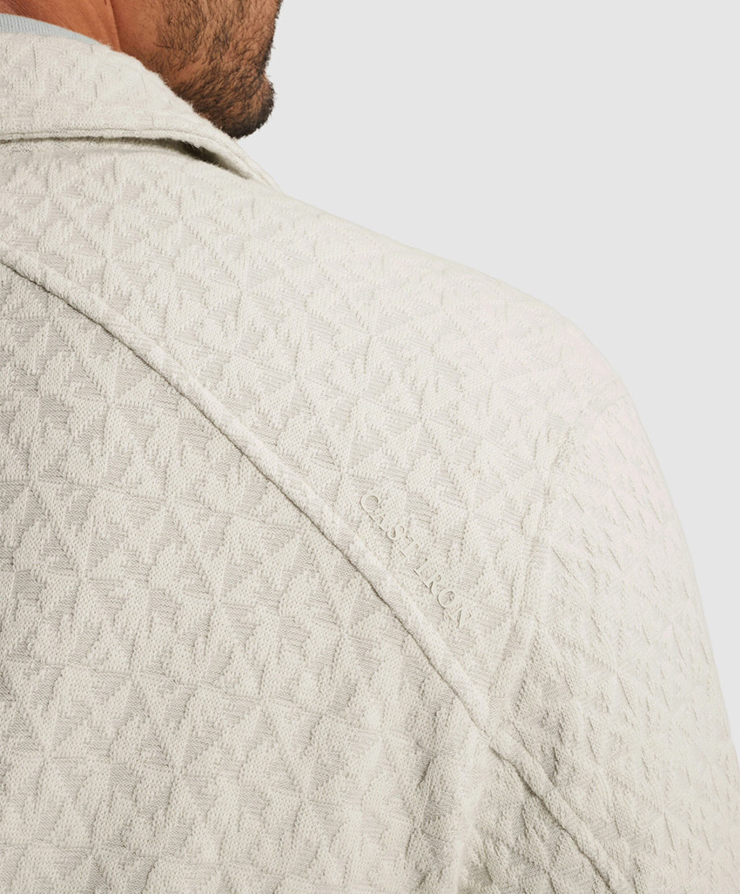 Cast Iron Heren overshirt beige