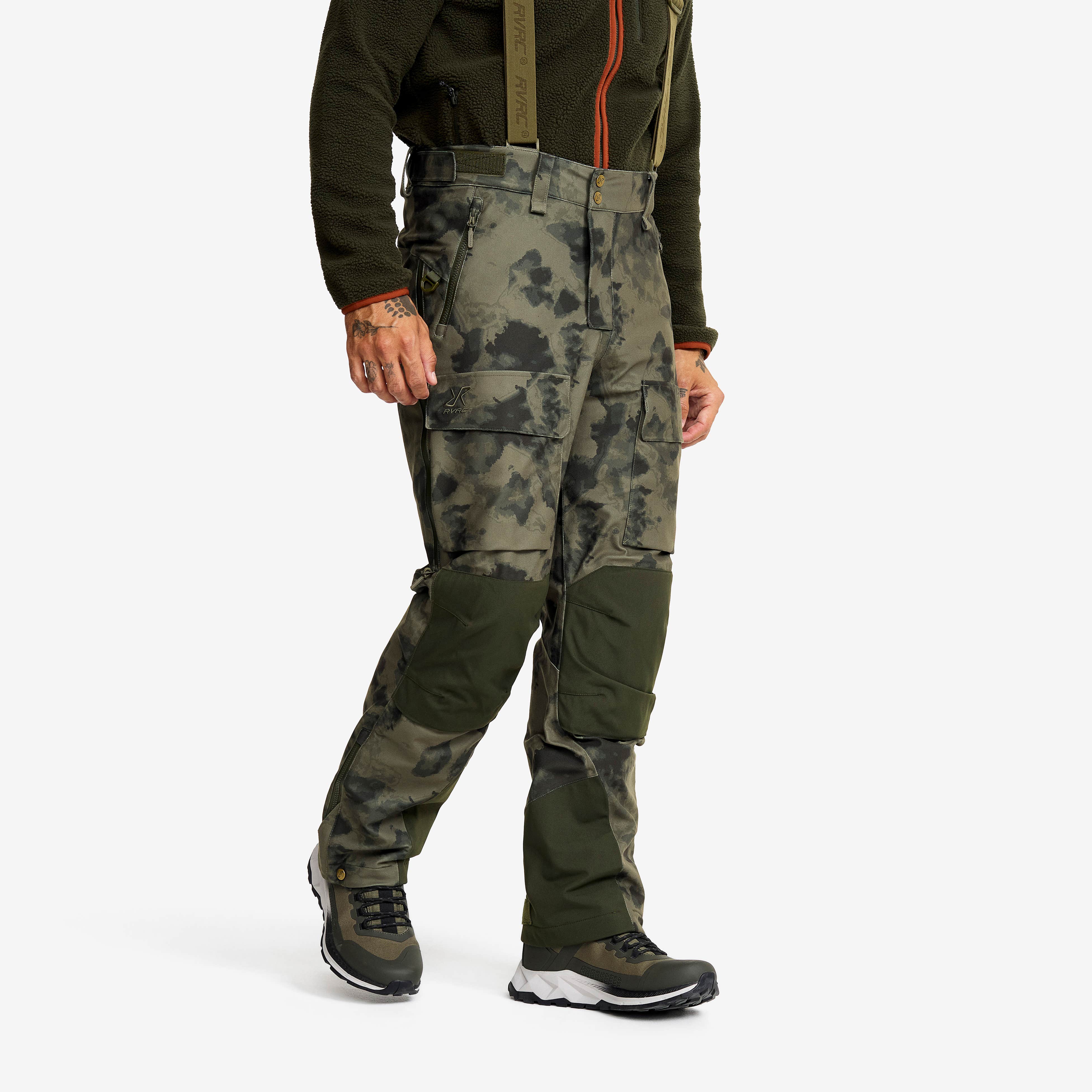 Trace Silent Pro 2L Pants Herre Camo Deep Depths