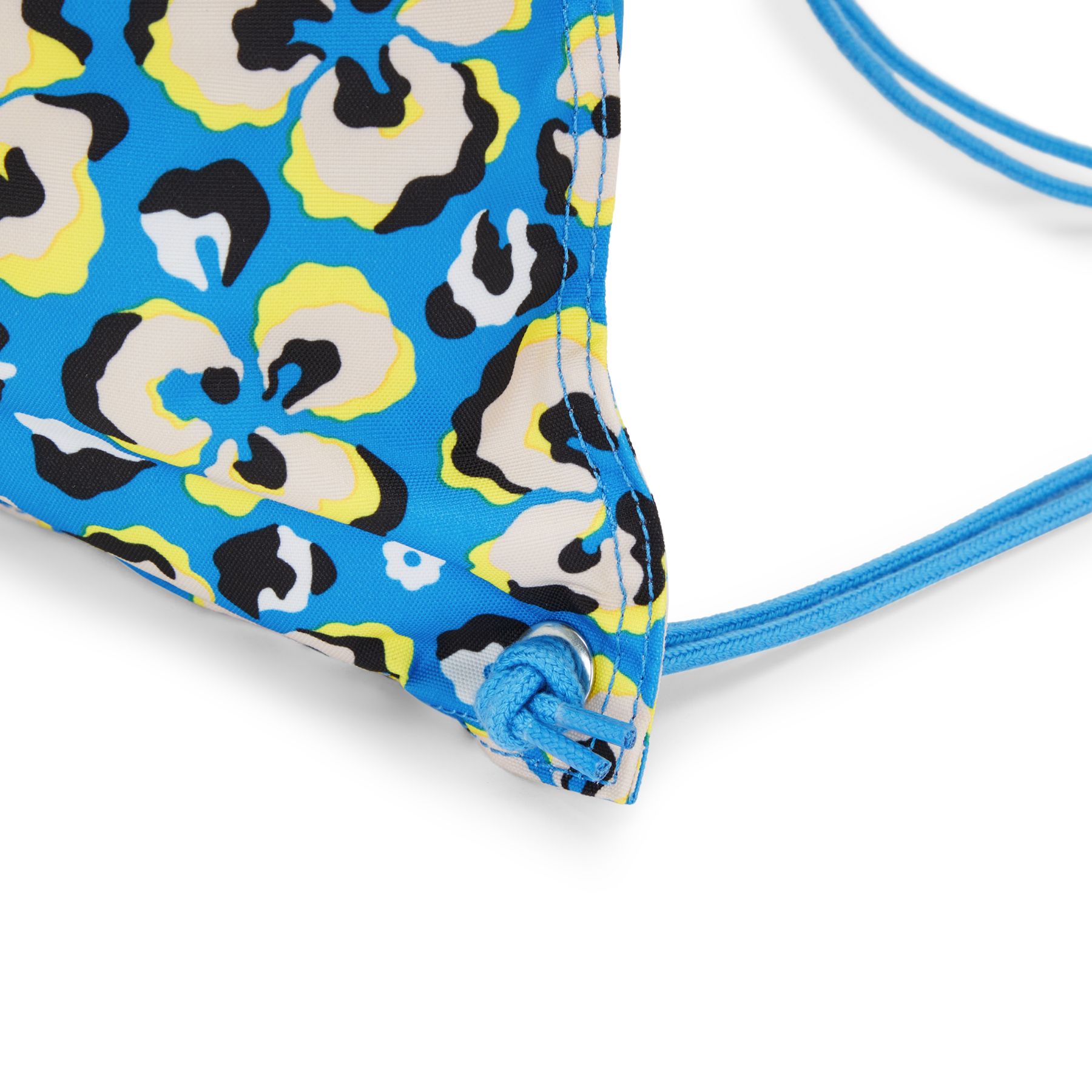 SUPERTABOO Sac moyen avec cordon de serrage - Leopard Floral
