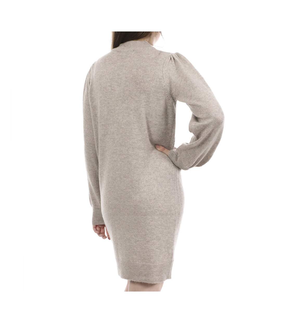 Robe Pull Gris chiné Femme Jacqueline de Yong Rue