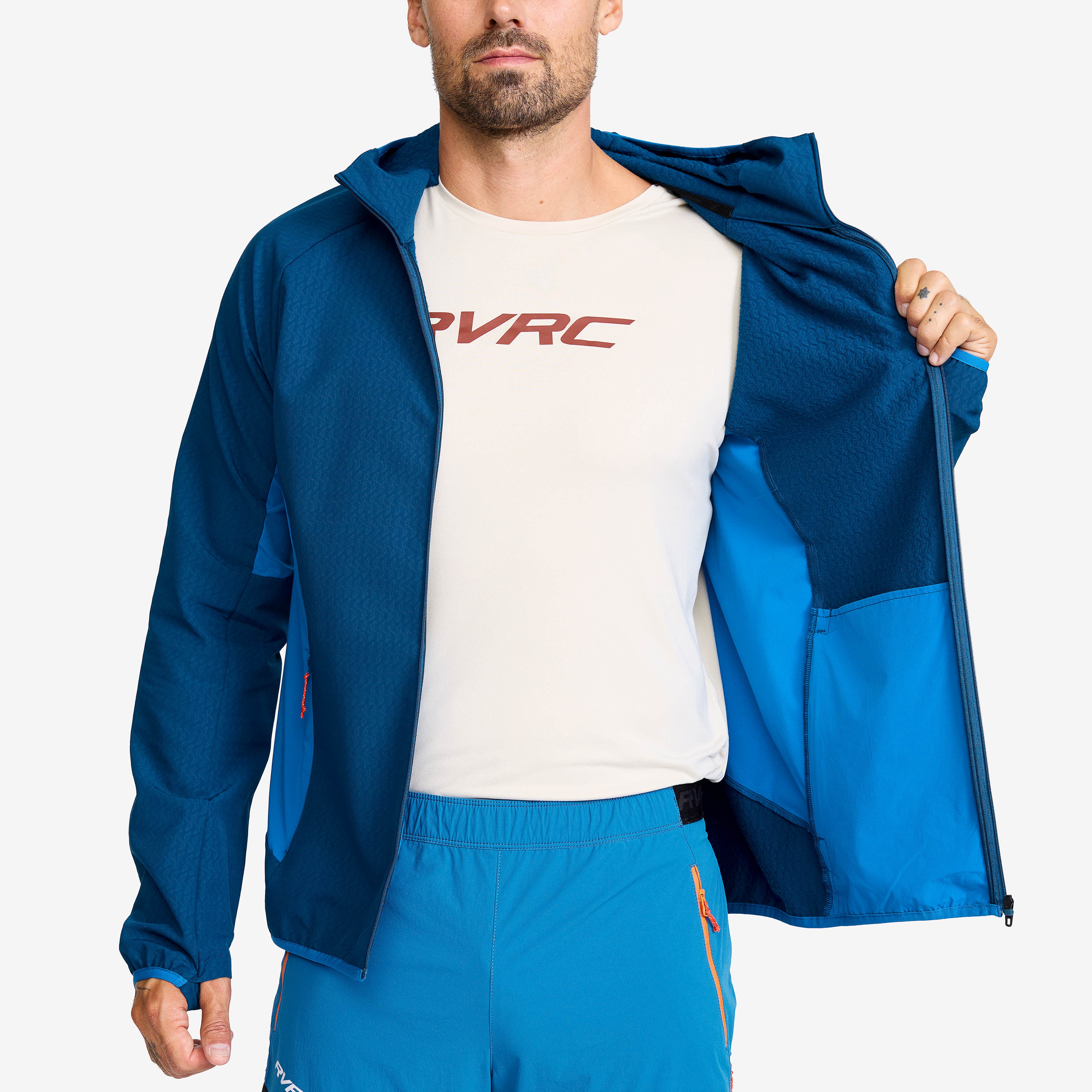 Distance Pro Wind Jacket Herre Imperial Blue/Blue Opal