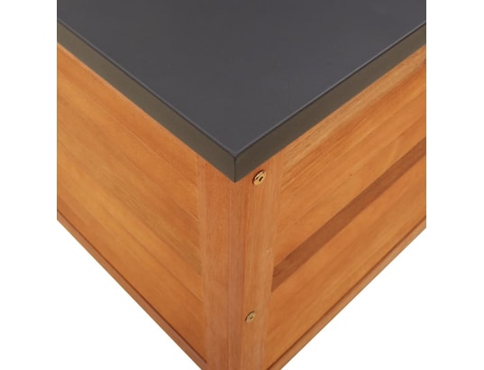 VIDAXL - Coffre Boîte de rangement de jardin 60x50x55 cm bois massif d'acaci...